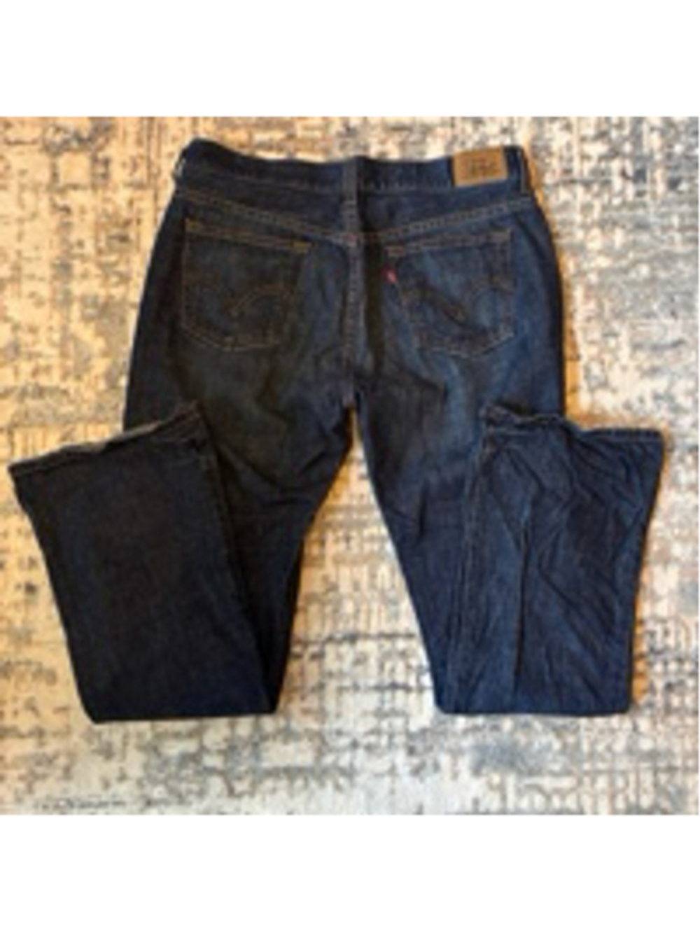 Women's EUC Levi's 515 Boot Cut Dark Blue Jeans - 12M